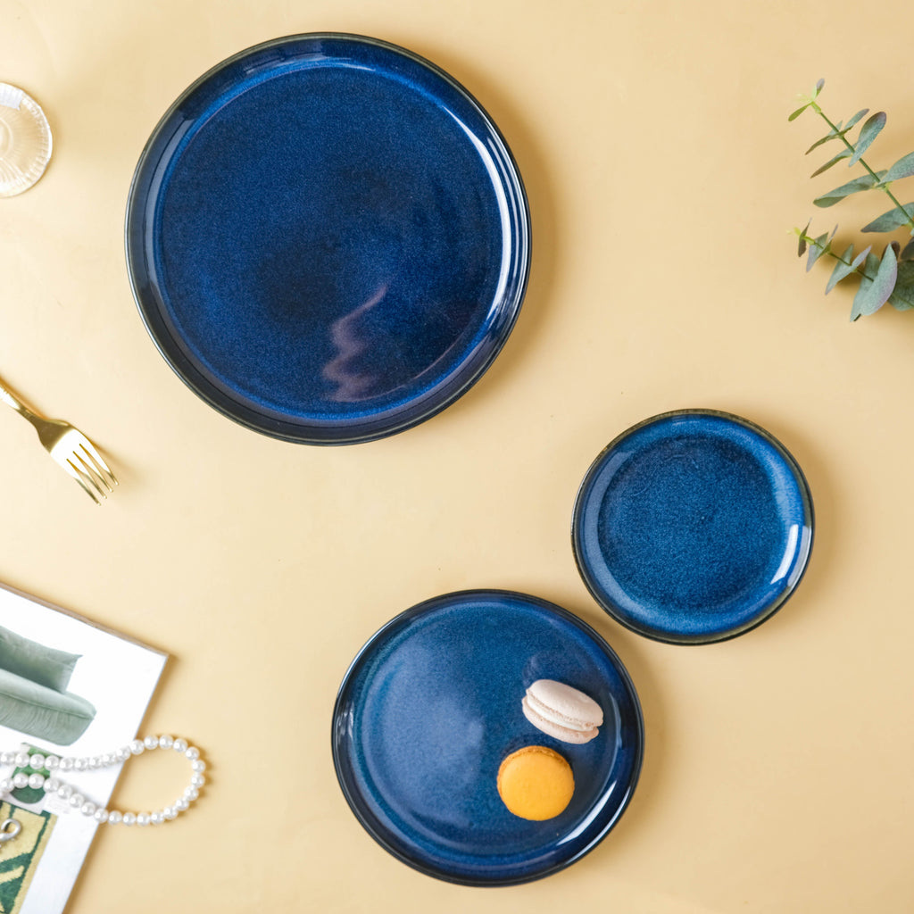 Dark Blue Dinner Plate Nestasia