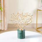 Gold & Marble Tree Decor Showpiece Small Nestasia