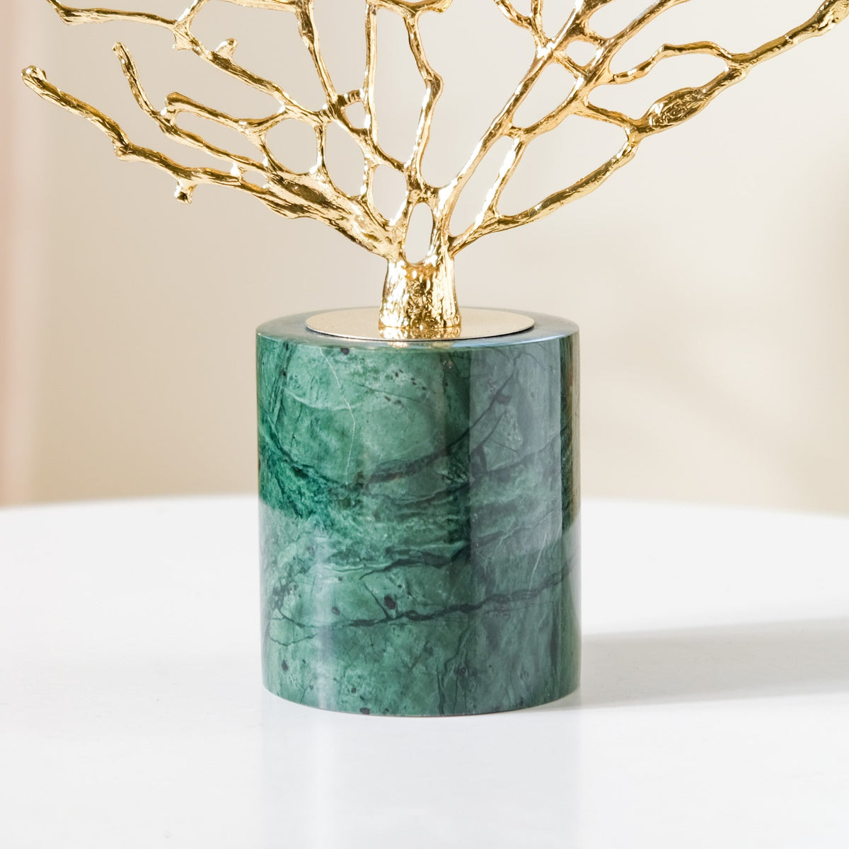 Gold & Marble Tree Decor Showpiece Small Nestasia