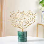 Gold & Marble Tree Decor Showpiece Small Nestasia
