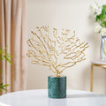 Gold & Marble Tree Decor Showpiece Large Nestasia