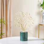 Gold & Marble Tree Decor Showpiece Large Nestasia