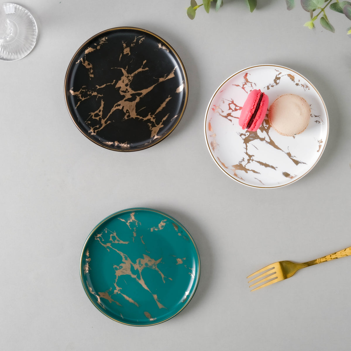 Marble Dessert Plate Nestasia