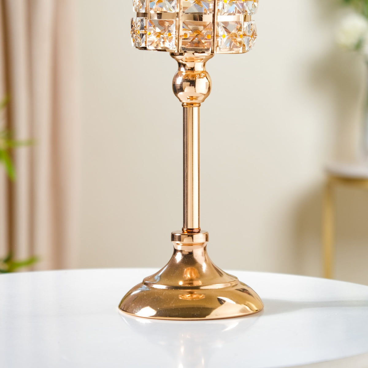 Luxe Crystal Votive Candle Holder Stand Large Nestasia