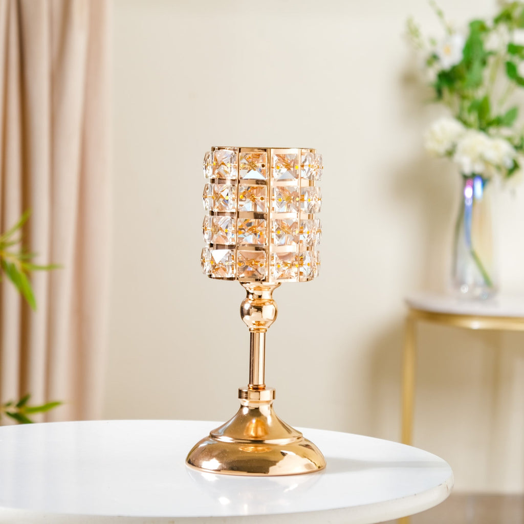 Luxe Crystal Votive Candle Holder Stand Medium Nestasia