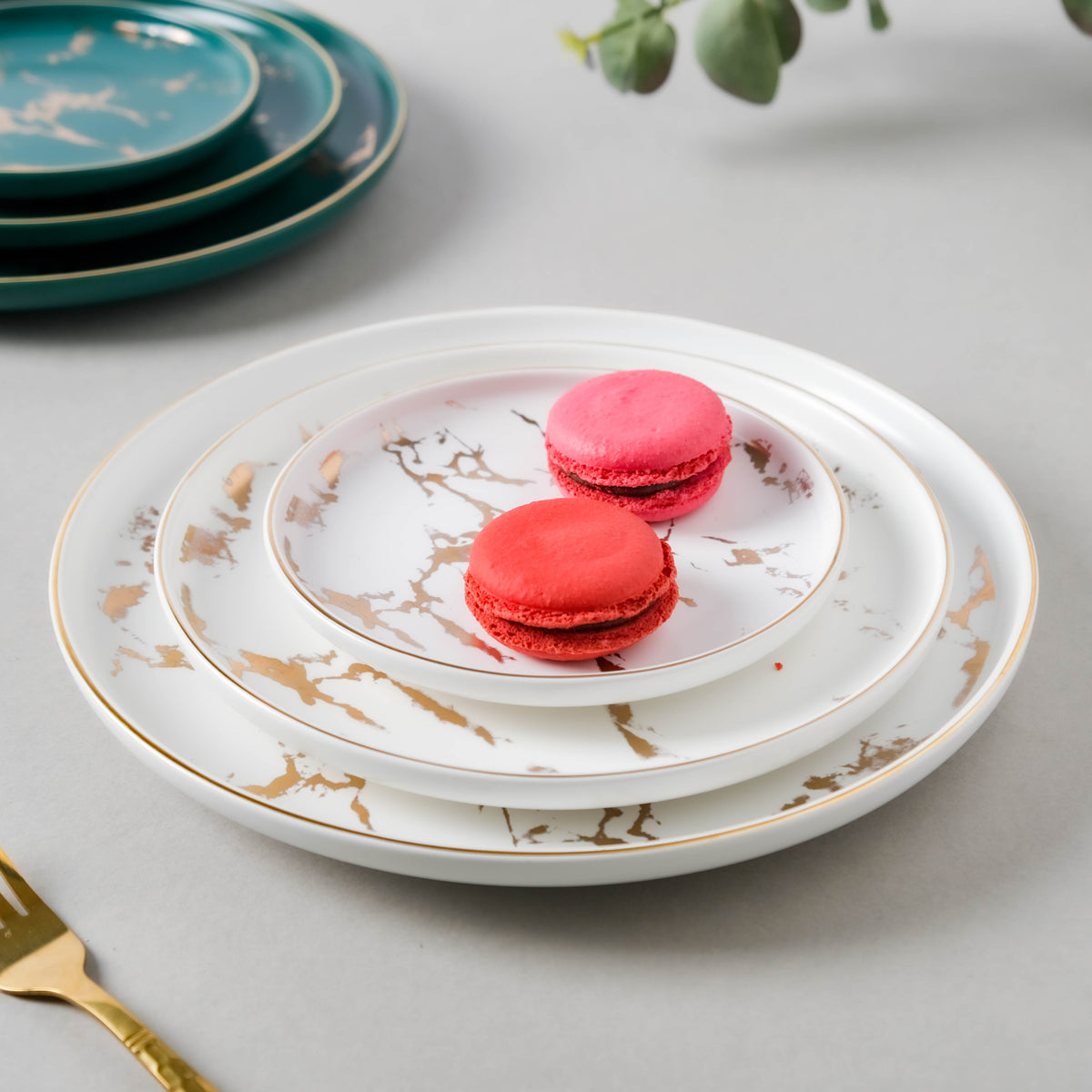 Elegant Snack Serving Plate Nestasia
