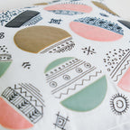 Abstract Circles Cushion Cover 16 inch Nestasia