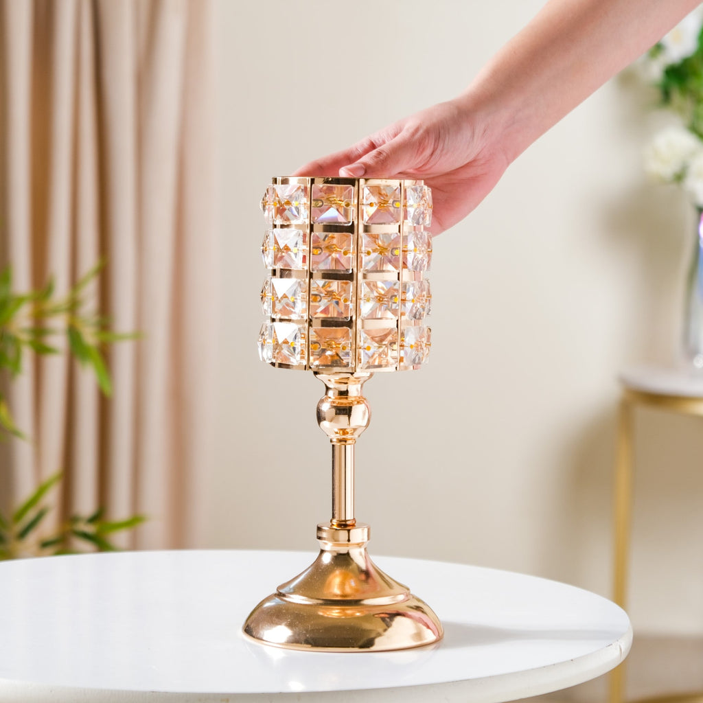 Luxe Crystal Votive Candle Holder Stand Medium Nestasia