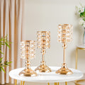 Luxe Crystal Votive Candle Stand Set Of 3 Nestasia
