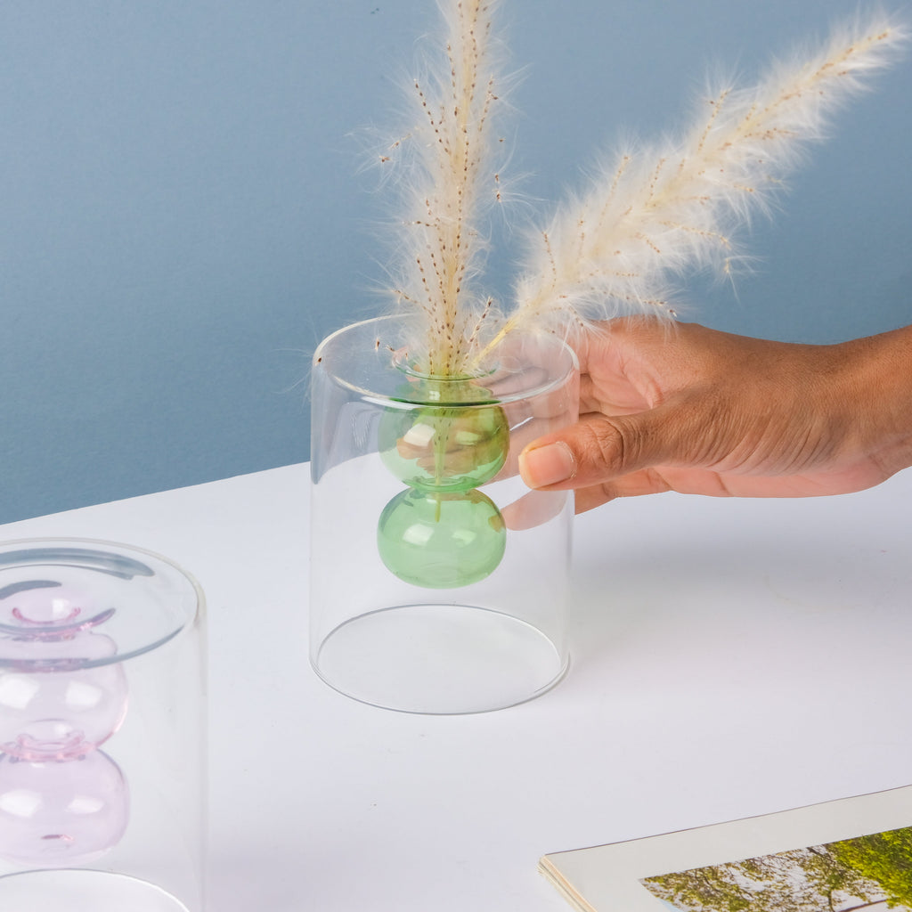 Designer Glass Vase Nestasia