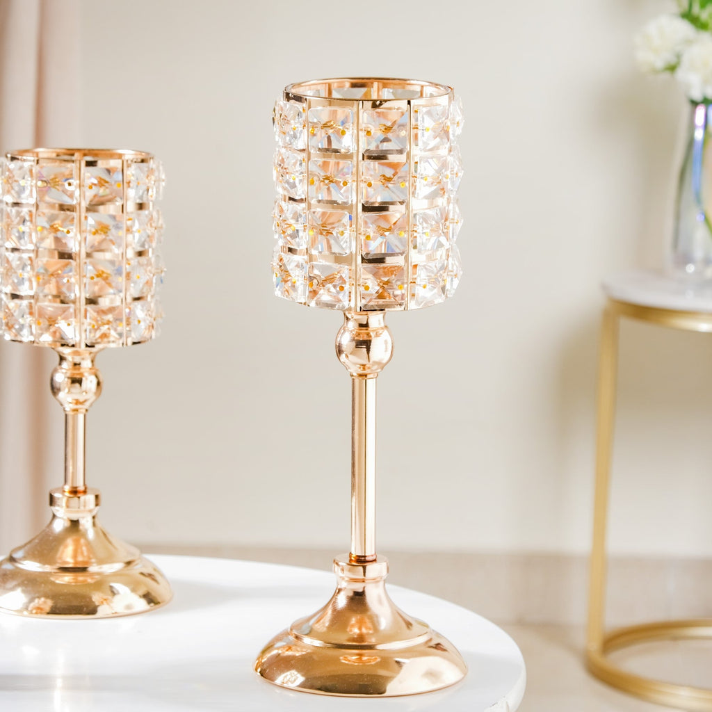 Luxe Crystal Votive Candle Stand Set Of 3 Nestasia