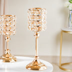 Luxe Crystal Votive Candle Stand Set Of 3 Nestasia
