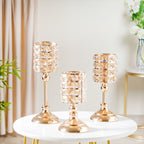 Luxe Crystal Votive Candle Holder Stand Large Nestasia