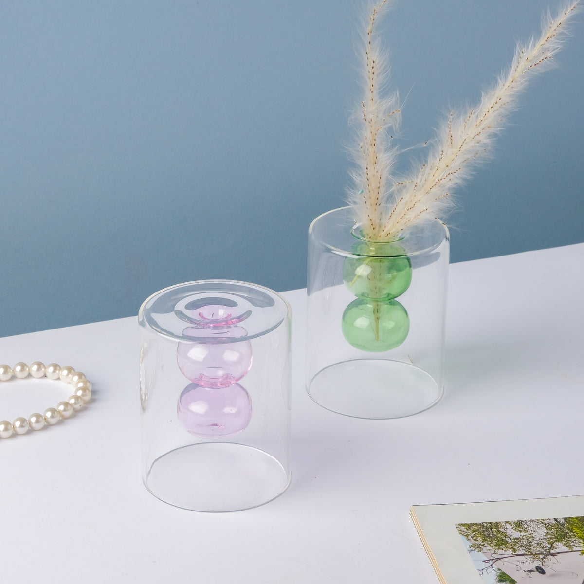 Designer Glass Vase Nestasia