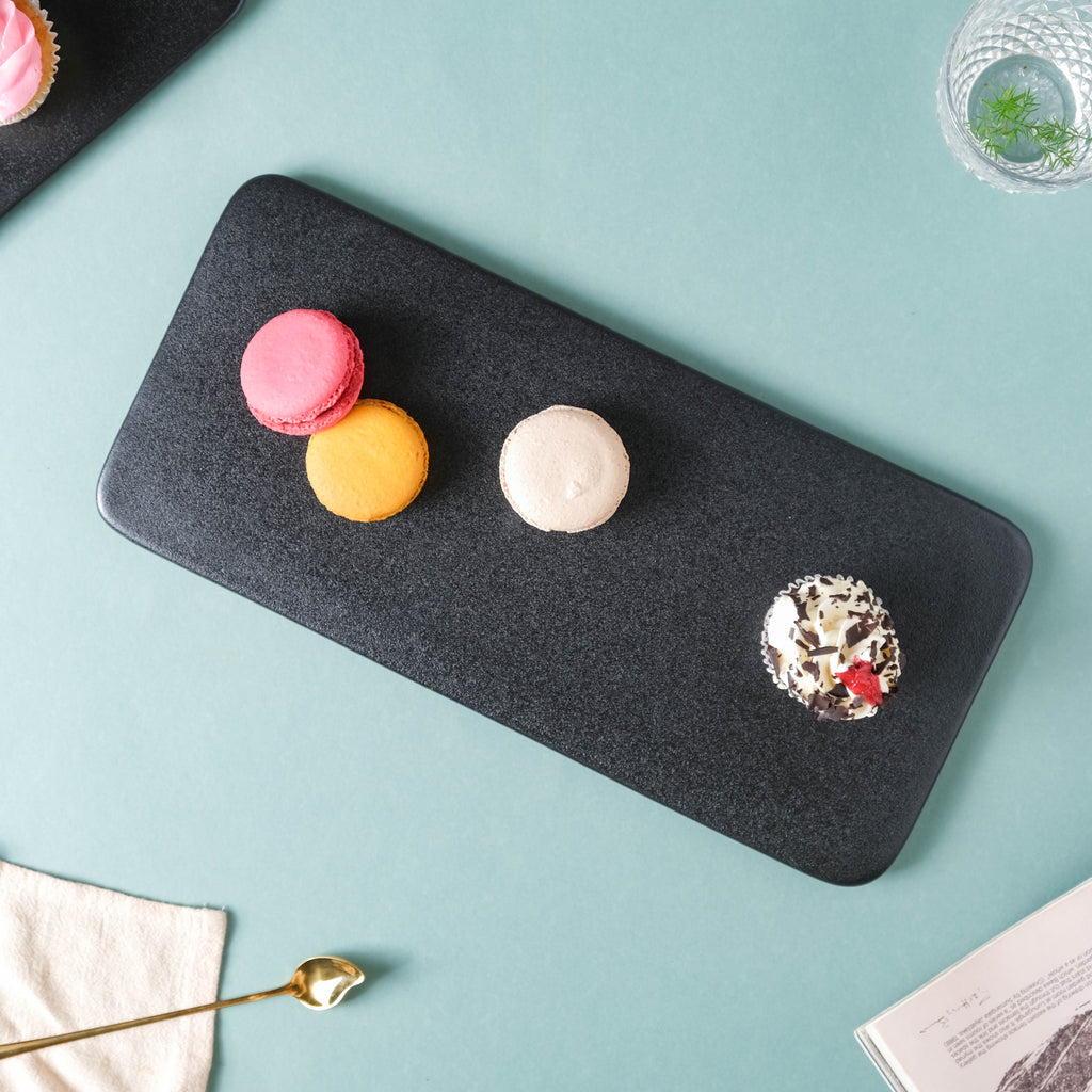 Black Rectangular Platter Nestasia