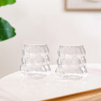 Bubble Cloud Glass Set Of 2 400ml Nestasia