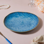Boracay Organic Shaped Dinner Plate Blue 9 inch Nestasia