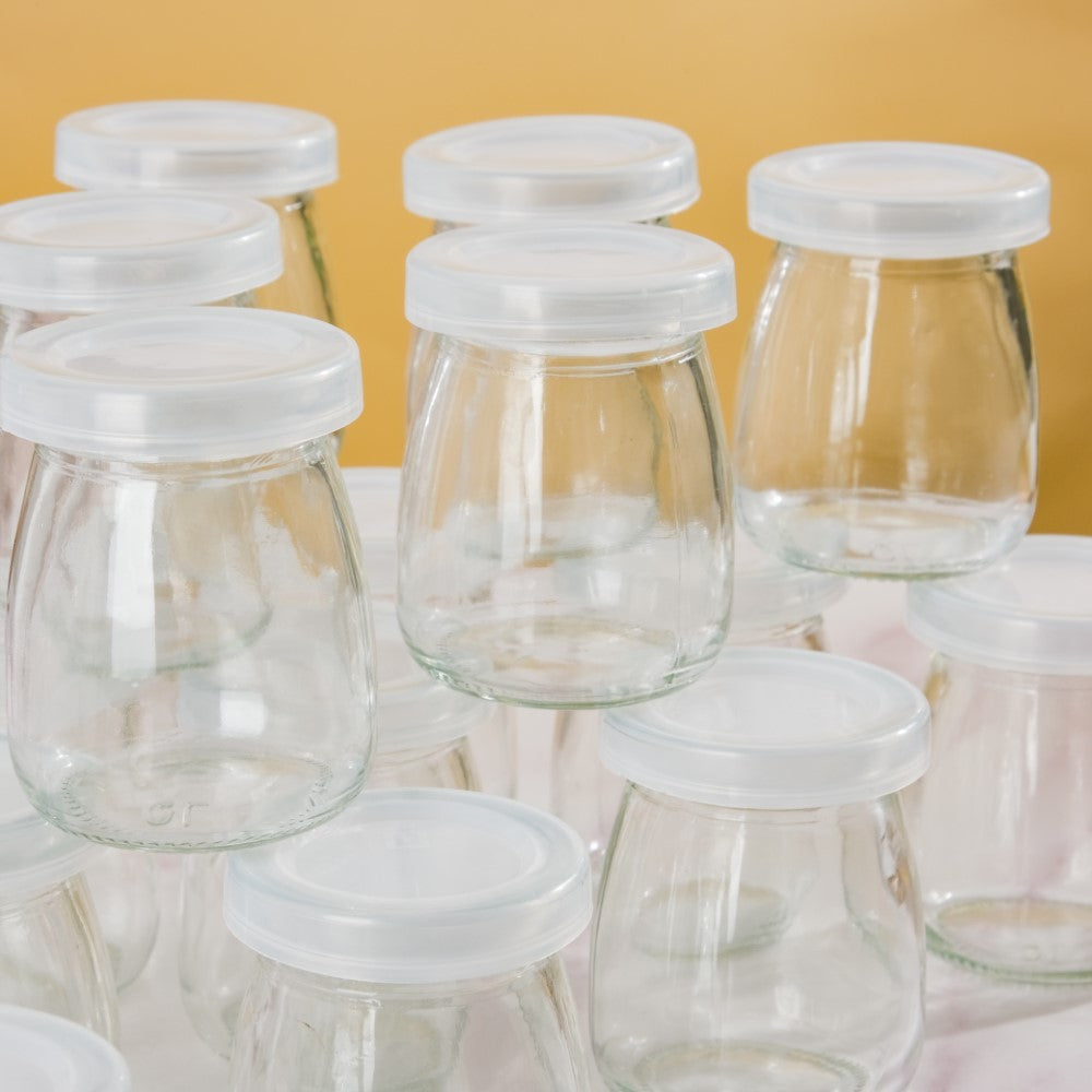 Glass Airtight Container Set Of 16 100ml Nestasia