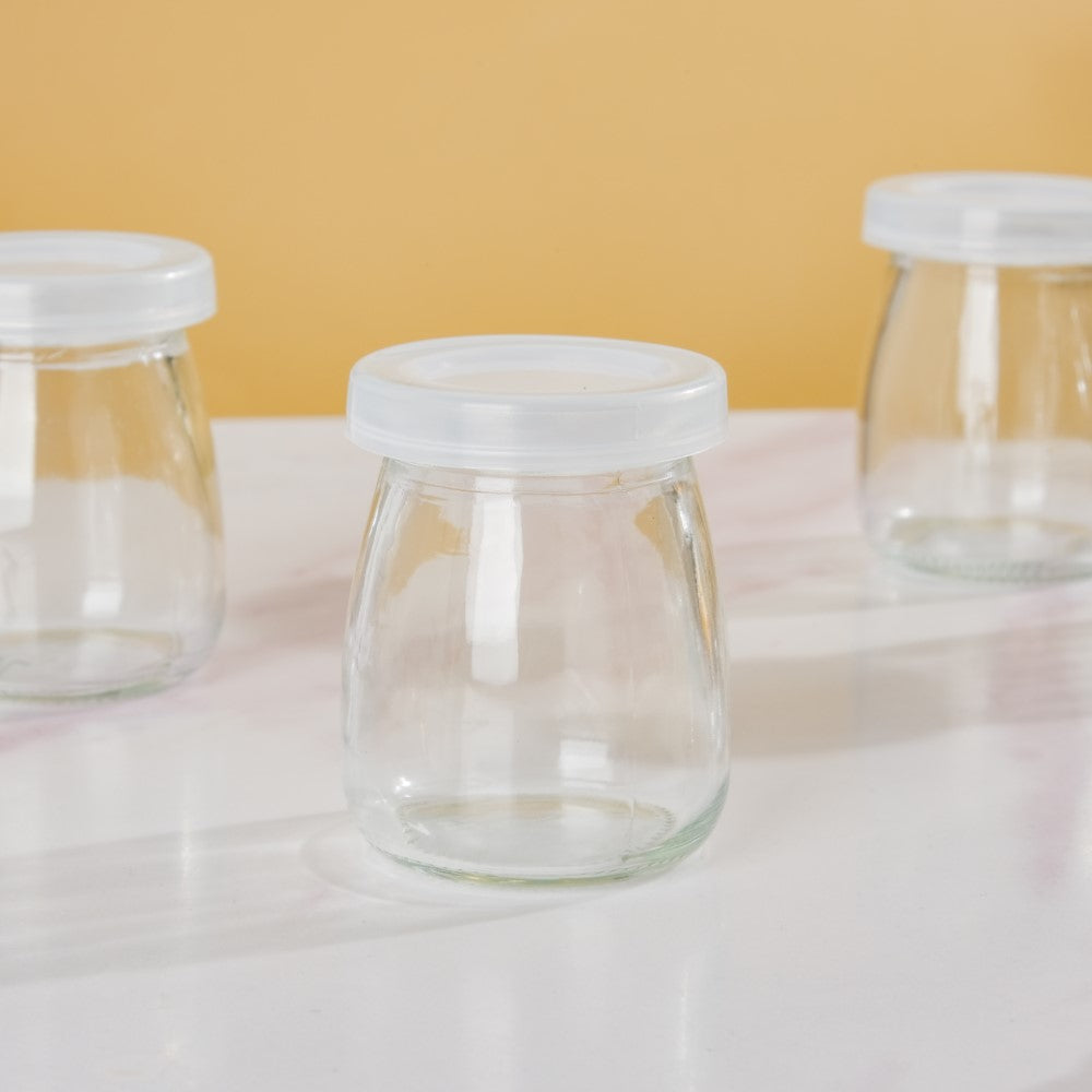 Glass Airtight Container Set Of 16 100ml Nestasia