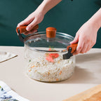 Glass Cooking Pot With Handle Nestasia