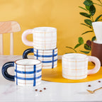 Artsy Ceramic Coffee Mug Set of 4 330ml Nestasia