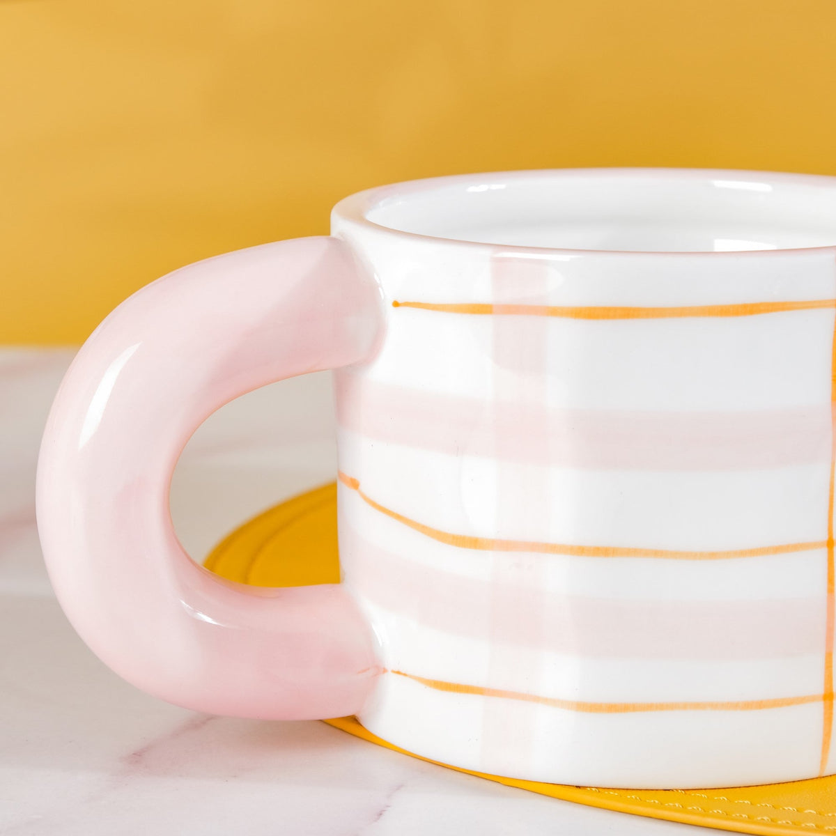 Artsy Ceramic Coffee Mug Set of 4 330ml Nestasia