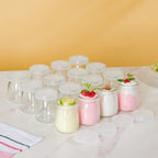 Glass Airtight Container Set Of 16 100ml Nestasia