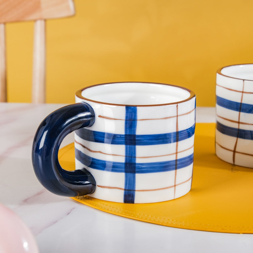 Artsy Ceramic Coffee Mug Set of 4 330ml Nestasia