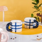 Artsy Ceramic Coffee Mug Set of 4 330ml Nestasia