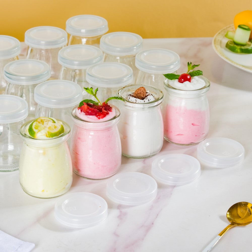 Glass Airtight Container Set Of 16 100ml Nestasia