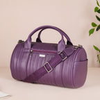 Sporty Duffel Bag Purple Small 14x7 Inch Nestasia