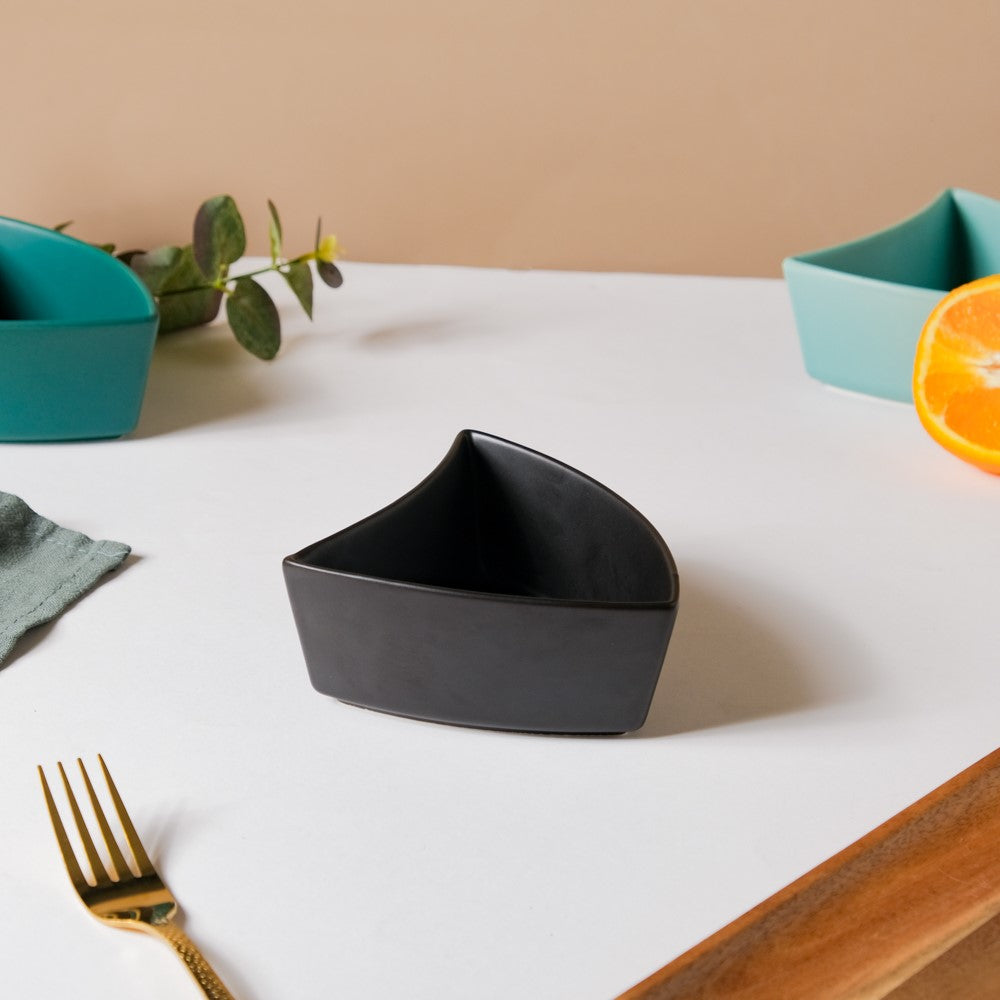 Dry Fruit Bowl Black 200 ml Nestasia