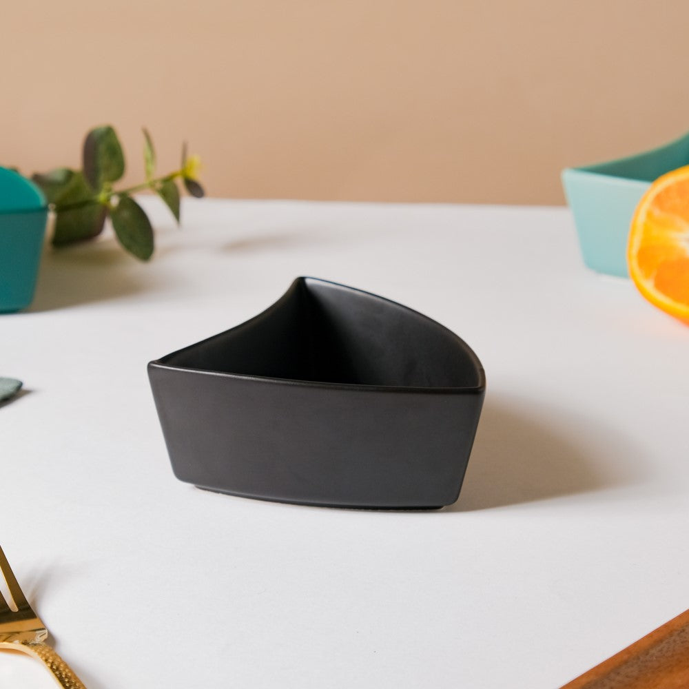 Dry Fruit Bowl Black 200 ml Nestasia