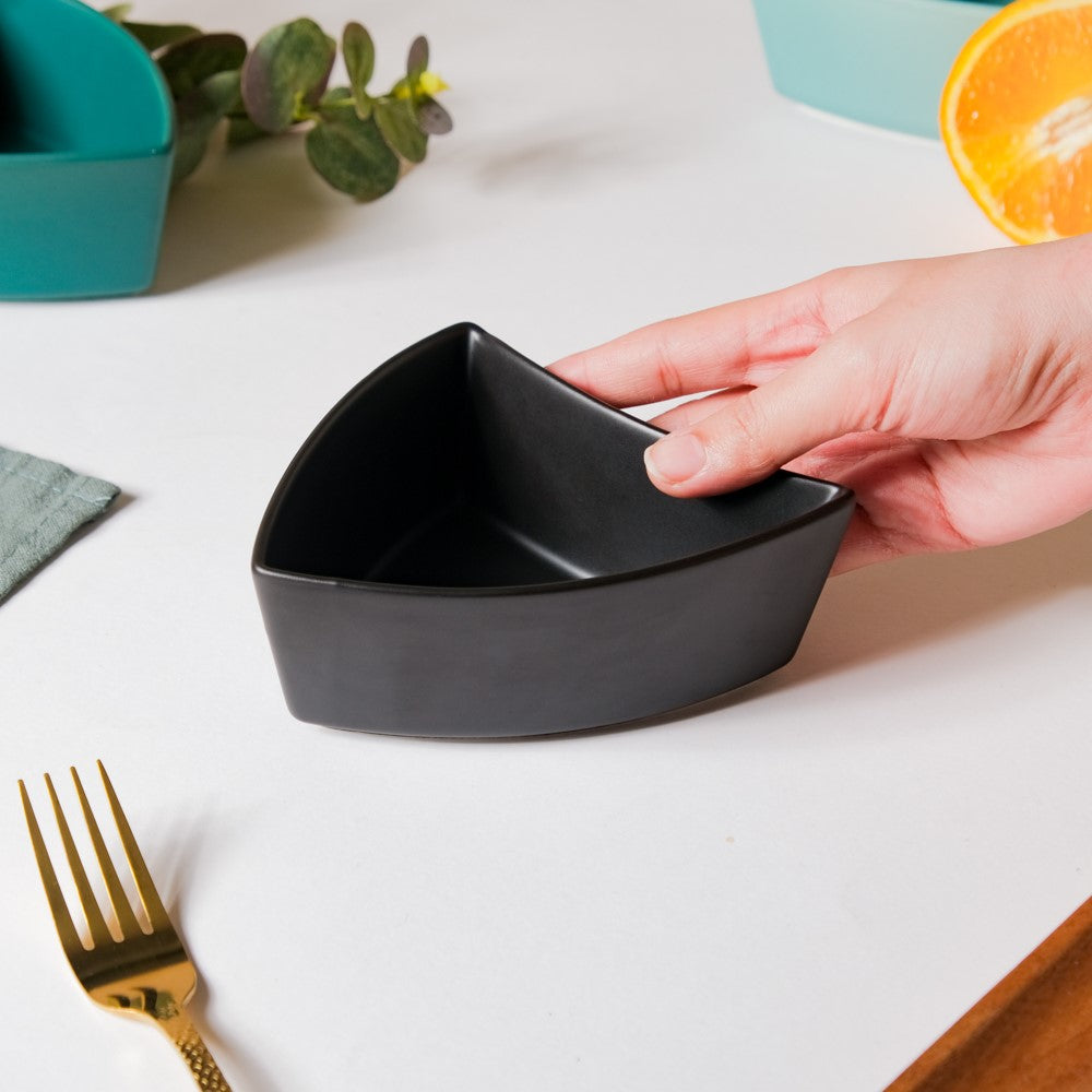 Dry Fruit Bowl Black 200 ml Nestasia