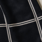 Luxury Black And White Long Scarf Nestasia