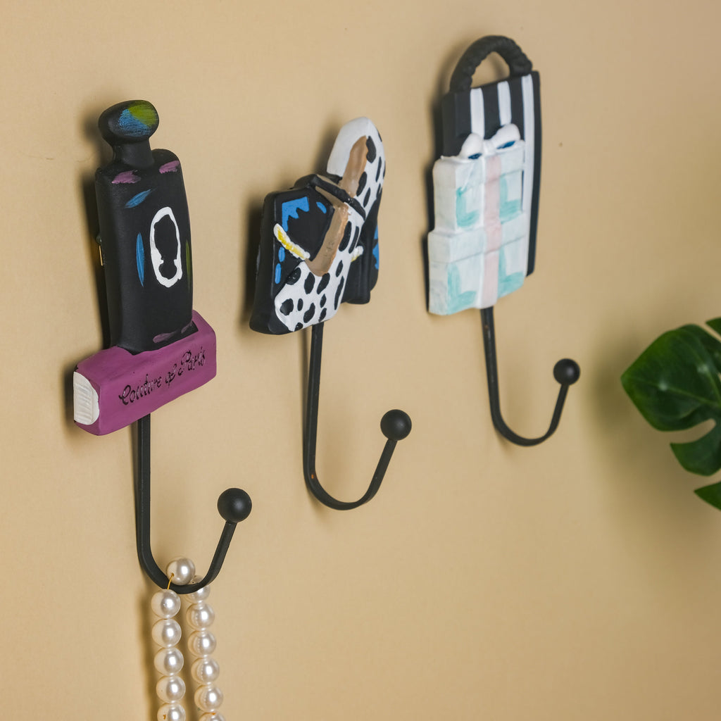 Paris Hanging Hook Set of 3 Nestasia