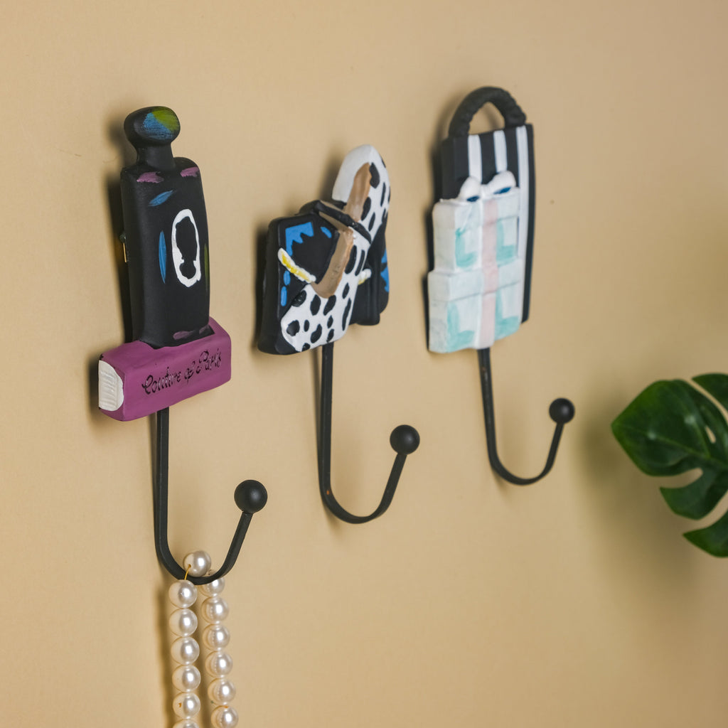 Paris Hanging Hook Set of 3 Nestasia