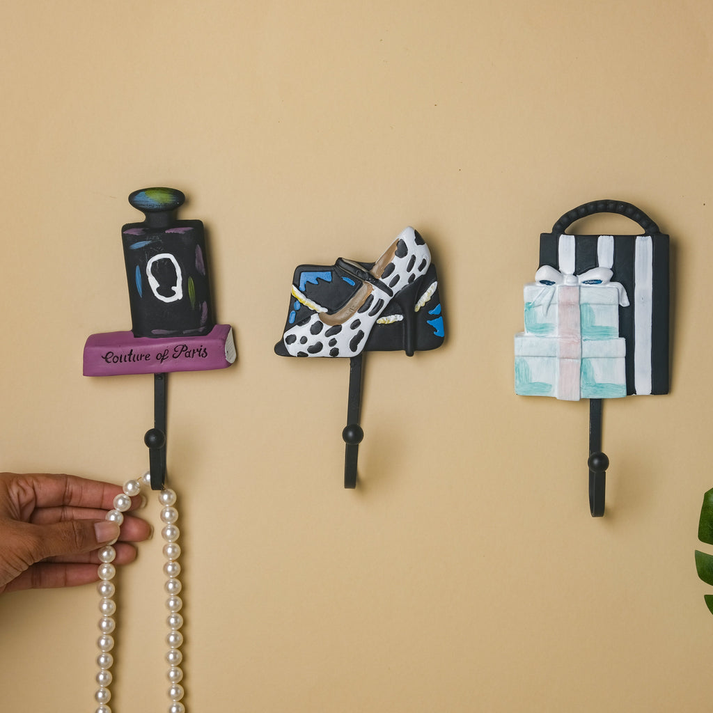 Paris Hanging Hook Set of 3 Nestasia