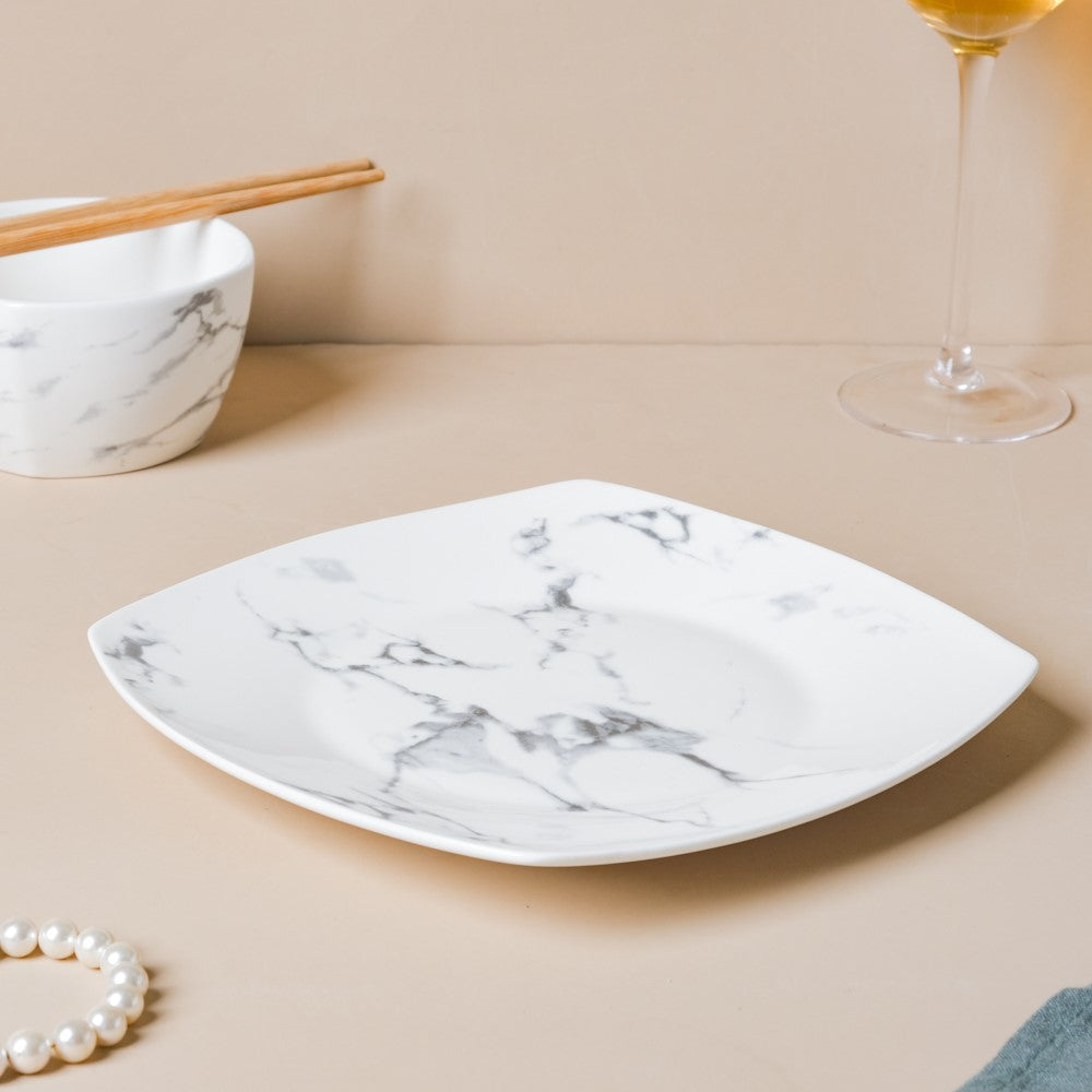 Marble 16 Piece Pasta Snack Set For 4 Nestasia