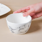 Marble 16 Piece Pasta Snack Set For 4 Nestasia