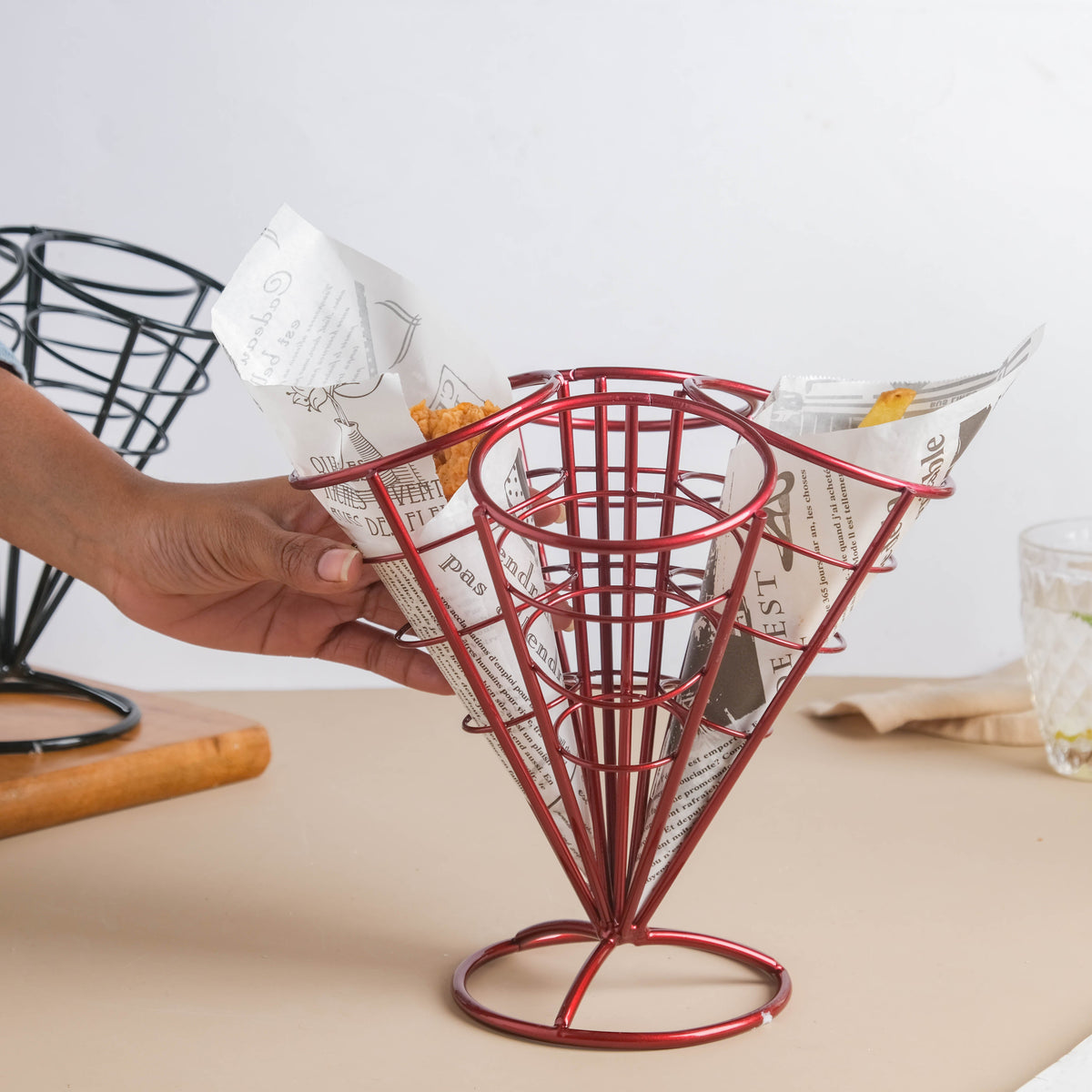 Quirky Cone Basket Nestasia