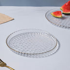 Glass Snack Plate Nestasia