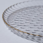 Glass Snack Plate Nestasia