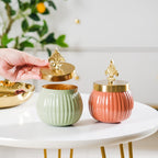 Metal Jar Set Of 2 Nestasia