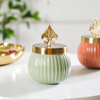 Metal Jar Set Of 2 Nestasia