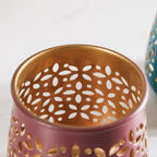 Festive Tealight Candle Holder Set Of 5 Nestasia