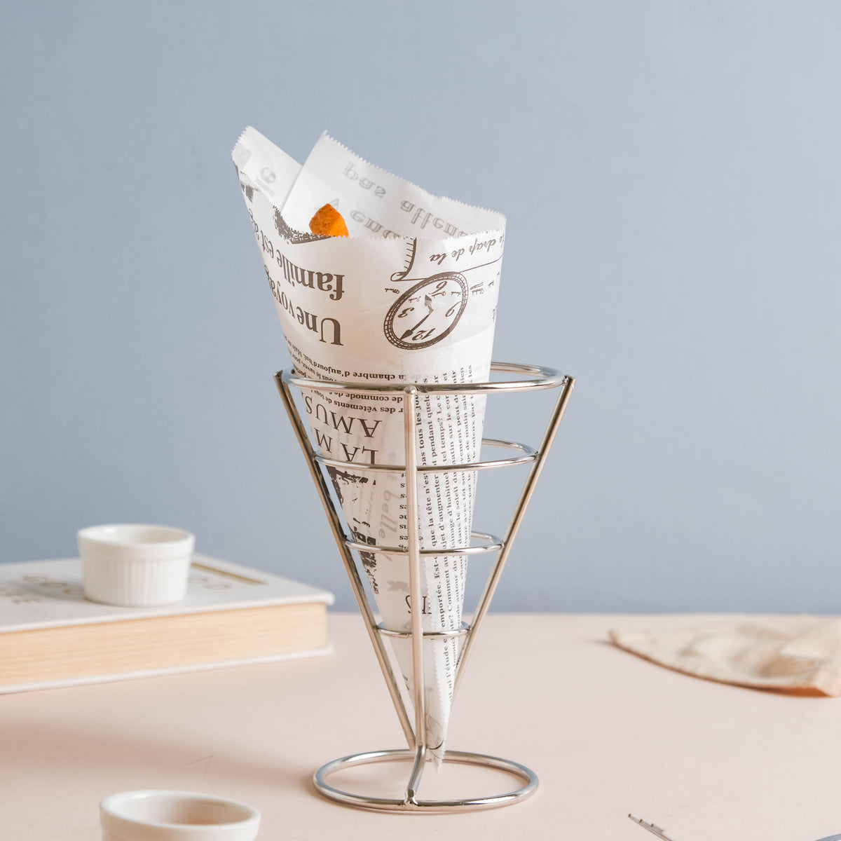 Silver Finger Food Basket Nestasia