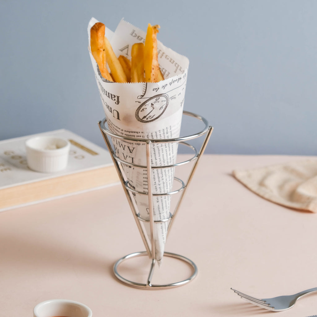 Silver Finger Food Basket Nestasia