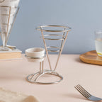 Silver Finger Food Basket With Dip Bowl Nestasia