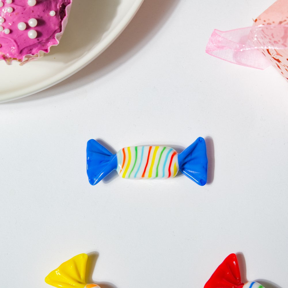 Sweet Candy O' Mine Blue Glass Decor Nestasia